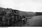 SdKfz 10/4 vehicle with a mounted 2 cm FlaK 30 anti-aircraft gun, France, May 1940, photo 2 of 3