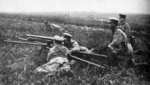 Japanese Type 11 37mm infantry gun and crew, early 1930s