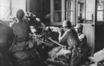 Japanese Type 92 light machine gun and crew in northern China, 1937