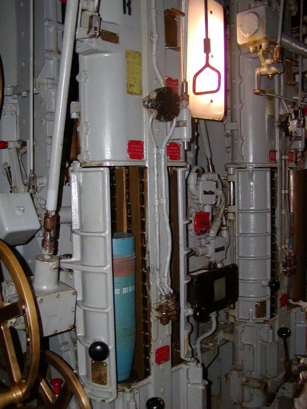 Interior of one of New Jersey's secondary gun turrets, 14 Jun 2004