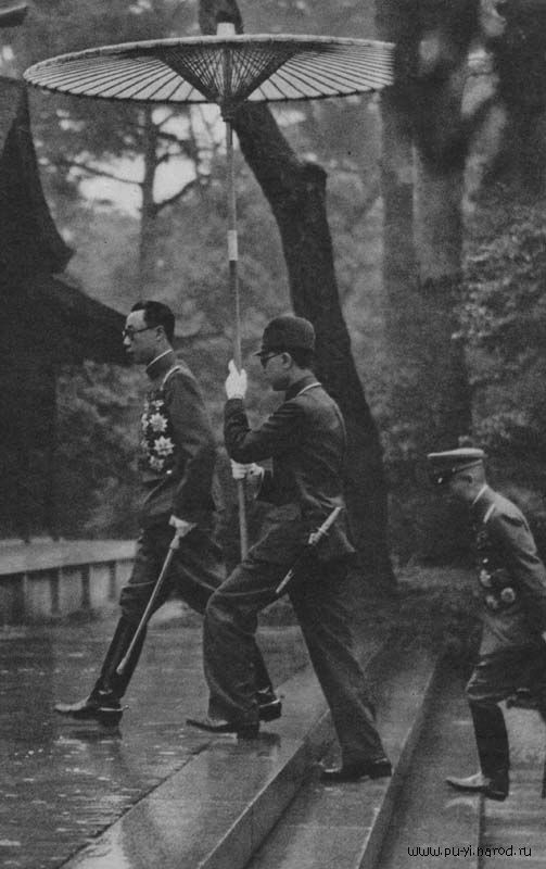 Emperor Kangde of puppet state of Manchukuo in Japan, 1930s