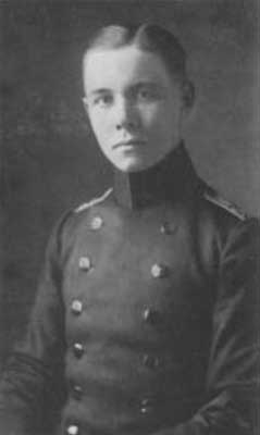 Erwin Rommel as a cadet at Royal Officer Cadet School, Danzig, circa 1910