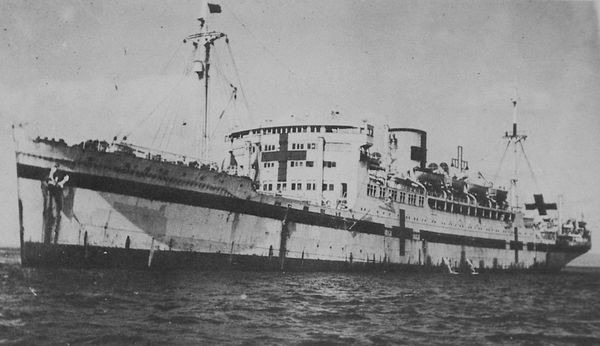 Japanese hospital ship Hikawa Maru, circa 1940s