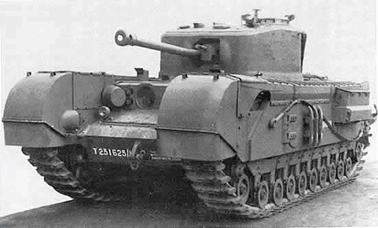 Churchill VII (A22F) tank, circa 1944-1945