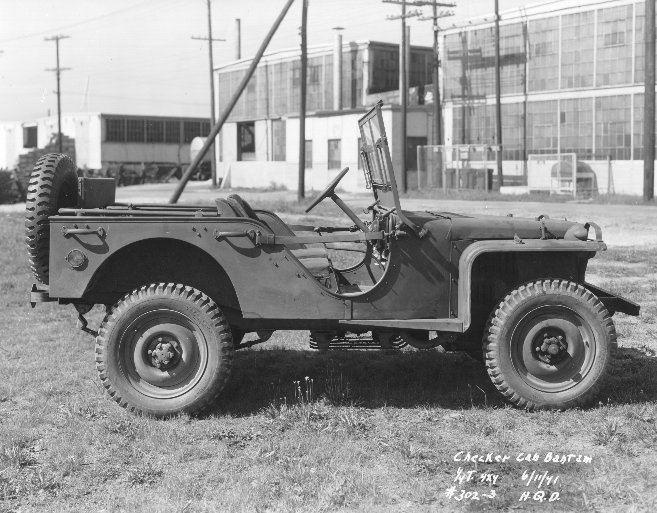 Bantam BRC 40 Light Reconnaissance Vehicle built by Checker Cab Company under contract, 11 Jun 1941