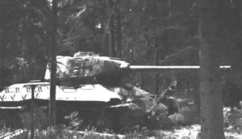 Soviet-built T-34/85 tank in Finnish service, Finland, 1944-1945