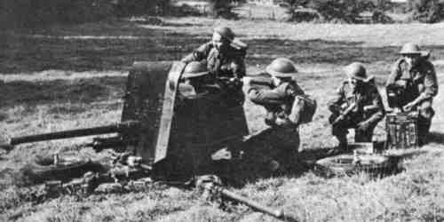 British Ordnance QF 2 pounder gun, circa 1940s